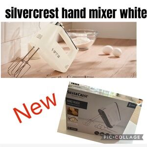 NeW Silvercrest Electric Hand Mixer - White in box